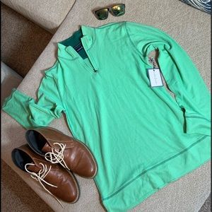 Tackle & Tides mint green sweater